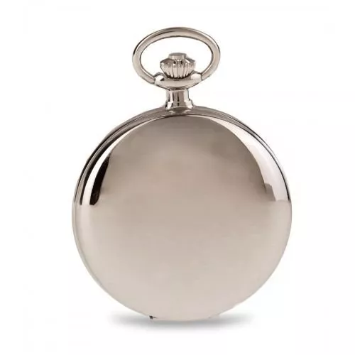 The Blenheim - Chrome Quartz Full Hunter Pocket Watch