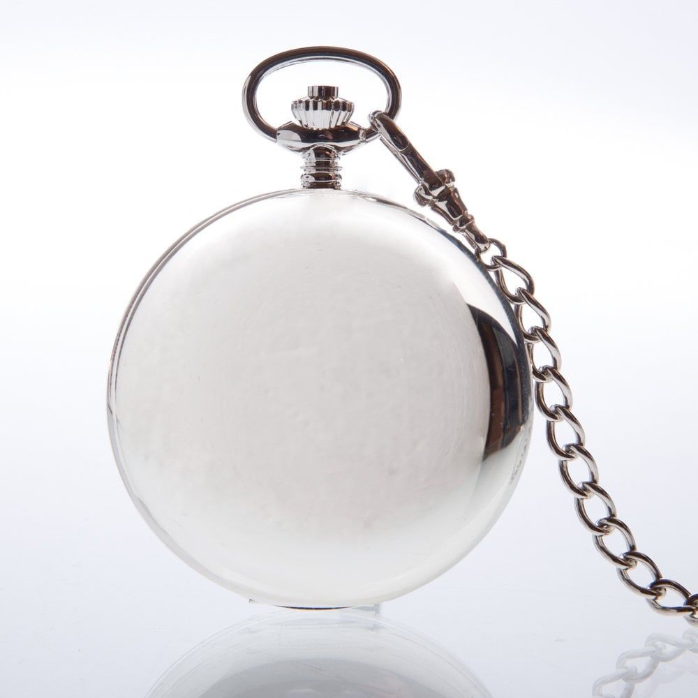 The Dalkeith - Sterling Silver Mechanical Double Hunter Pocket Watch