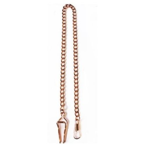Rose Gold Plated Two Chain Bundle T-Bar & Belt Loop
