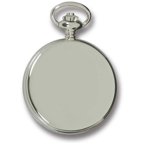 Silver Tone Full Hunter Mechanical Pocket Watch