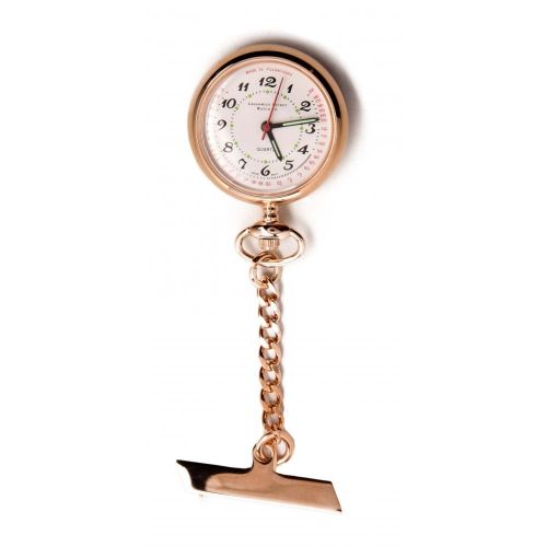 The Warwick - Rose Gold Toned Quartz Fob Watch