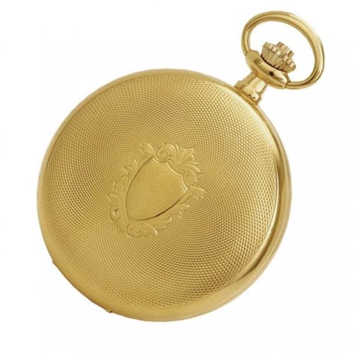 Gold Plated 17 Jewel Mechanical Full Hunter Pocket Watch