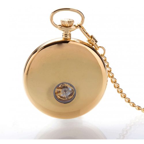 The Eltham - Gold Mechanical Open Face Pocket Watch