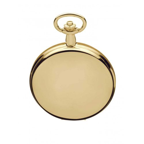 Gold Plated Mechanical Masonic Double Hunter Pocket Watch