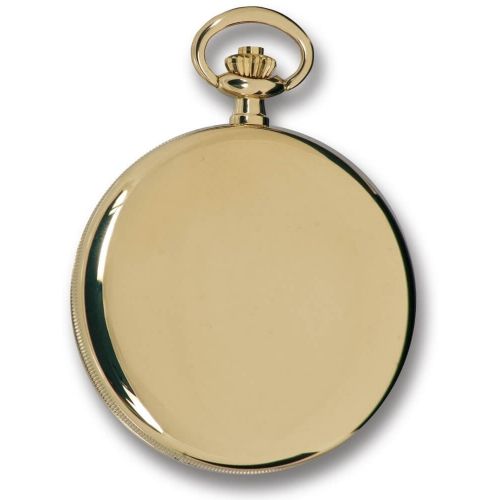 Gold Tone Full Hunter Quartz Pocket Watch