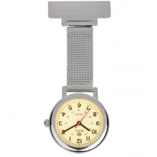 Stainless Steel Illuminous Dial Fob Watch