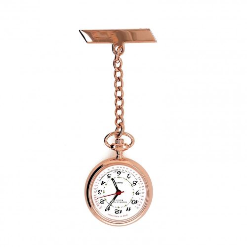 The Warwick - Rose Gold Toned Quartz Fob Watch