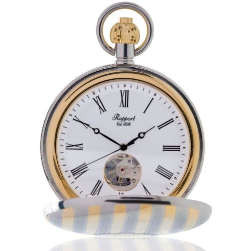 Mechanical Bi-Colour Double Full Hunter Pocket Watch