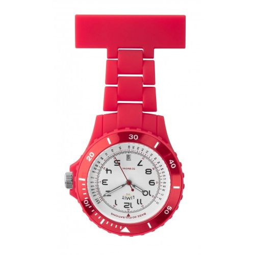 Red Resin Nurse Fob Watch