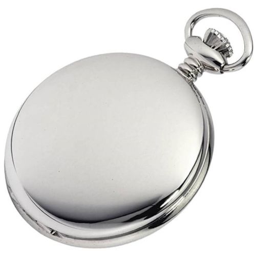 Swiss Sterling Silver Mechanical Full Hunter Pocket Watch