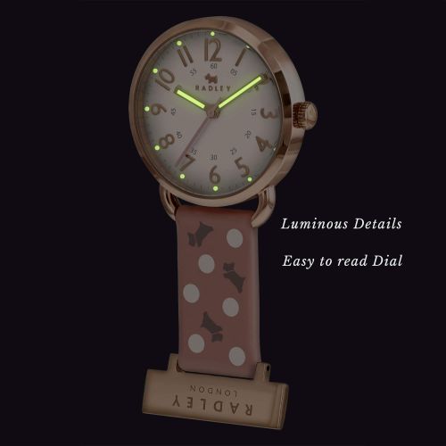 Ladies Cameo Silicone Strap Polka Dot Print Nurses FOB