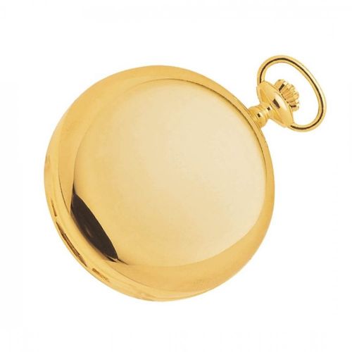 Gold Plated 17 Jewel Swiss Mechanical Full Hunter Pocket Watch