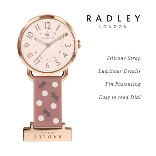 Ladies Cameo Silicone Strap Polka Dot Print Nurses FOB