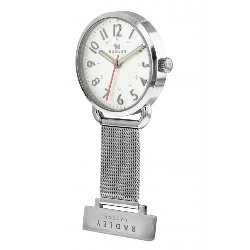 Ladies Silver Stainless Steel Mesh Strap Nurses FOB