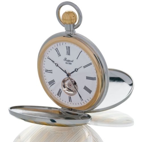 Mechanical Bi-Colour Double Full Hunter Pocket Watch