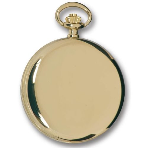 Gold Tone Full Hunter Quartz Pocket Watch