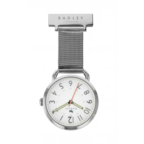 Ladies Silver Stainless Steel Mesh Strap Nurses FOB