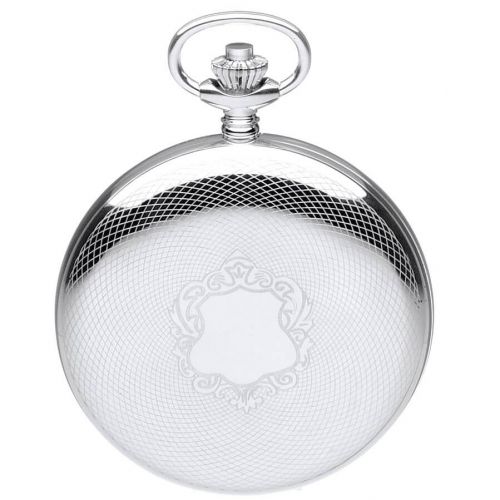 Sterling Silver Double Hunter Mechanical Pocket Watch