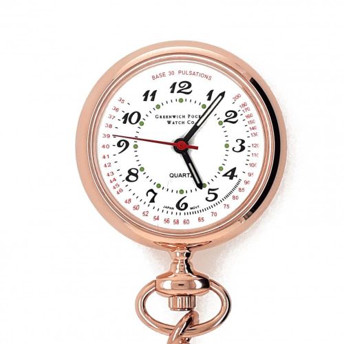 The Warwick - Rose Gold Toned Quartz Fob Watch