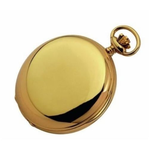 Gold Plated 17 Jewelled Mechanical Full Hunter Pocket Watch