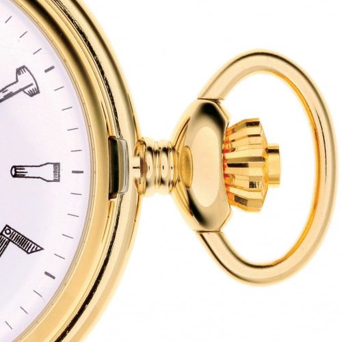 Mechanical Full Hunter Gold Toned Pocket Watch