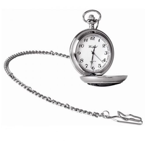 Quartz Welsh Dragon Full Hunter Pocket Watch With Knotwork Pattern