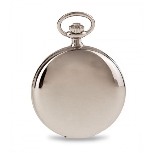 The Blenheim - Chrome Quartz Full Hunter Pocket Watch