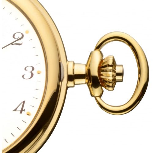 Gold Toned Full Hunter Mechanical Pocket Watch