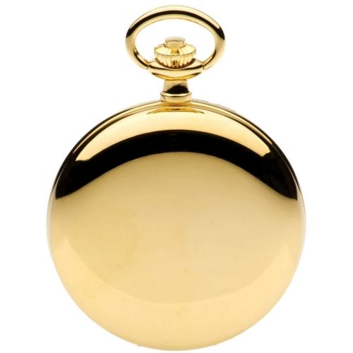 Gold Toned Mechanical Double Hunter Pocket Watch