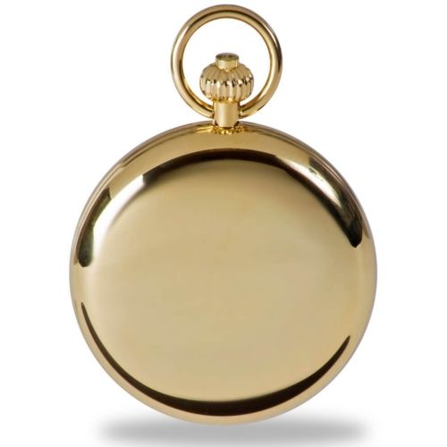 Mechanical Open Face Gold Toned Pocket Watch