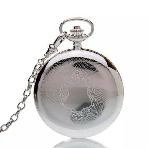 The Buckingham - Sterling Silver Mechanical Double Hunter Pocket Watch