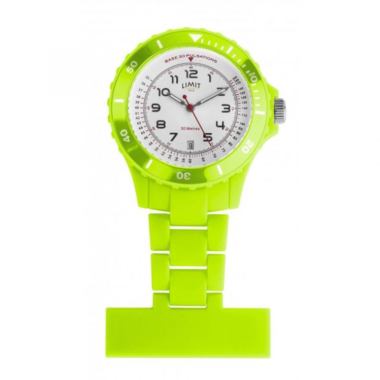 Green Resin Nurse Fob Watch