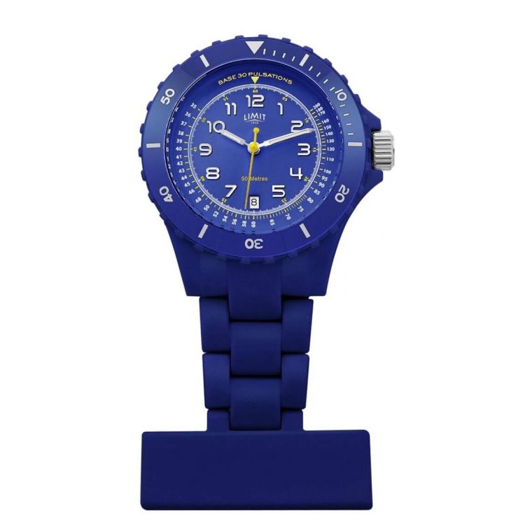 Blue Resin Nurse Fob Watch