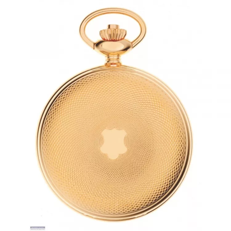 Mechanical Gold Toned Full Hunter Pocket Watch