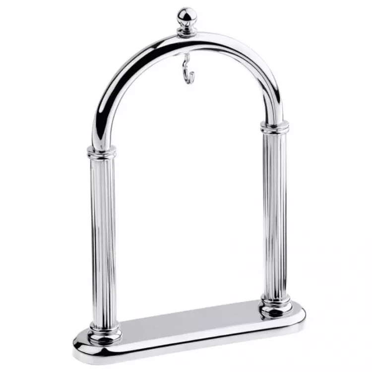 Chrome Polished Arched Pocket Watch Stand