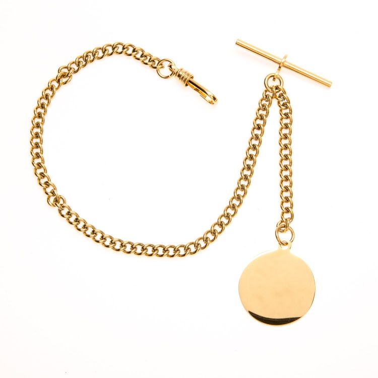 Gold Albert T-Bar Fob